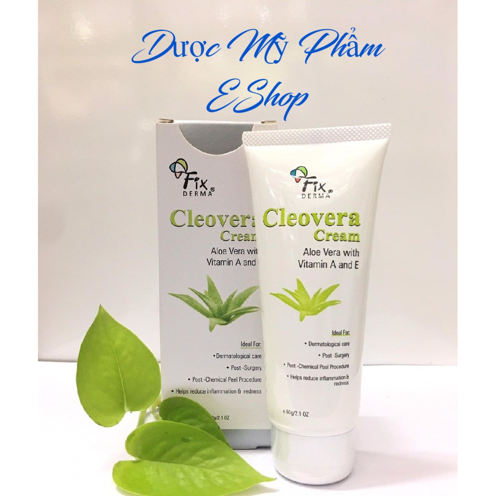 [GIẢM GIÁ 15%] KEM DƯỠNG ẨM CHO DA KHÔ FIXDERMA CLEOVERA CREAM 60G