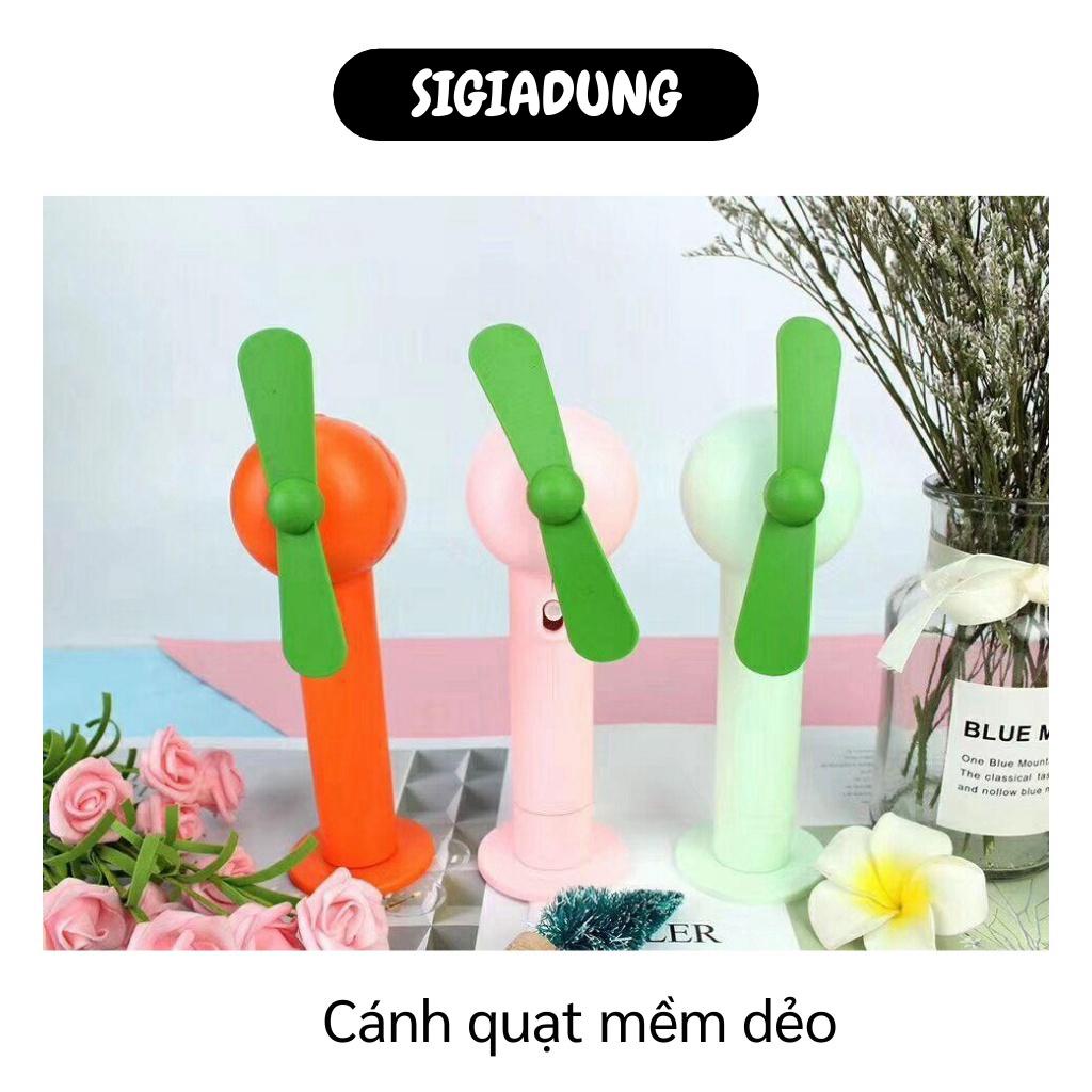 GIÁ SỈ Quạt mini cầm tay hình cà rốt dễ thương và an toàn 7050