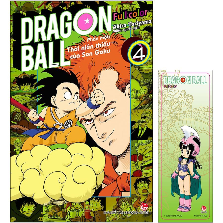 Sách - Dragon Ball Full Color - Phần Một: Thời Niên Thiếu Của Son Goku (Tập 4) - Tặng Kèm Bookmark Mika Trong Suốt