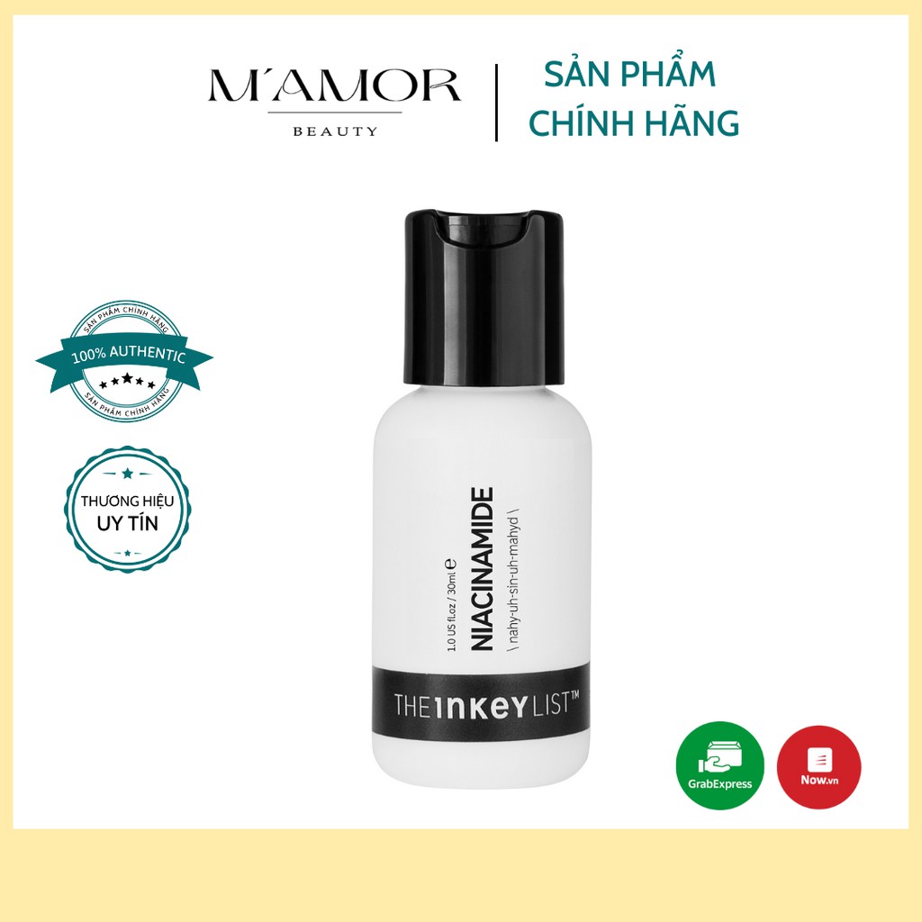 Serum giảm thâm, giảm mụn, kiềm dầu Niacinamide The Inkey List (Bill Mỹ)