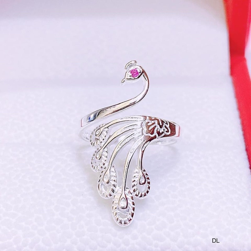 Nhẫn công bạc ta cho nữ thời trang, mẫu siêu mới trình làng Mainomi Shop Bạc Xinh