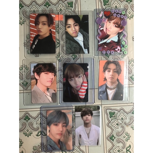 Ảnh tách lẻ cuốn ảnh BTS Love yourself thành viên Taehyung và Jungkook BTS