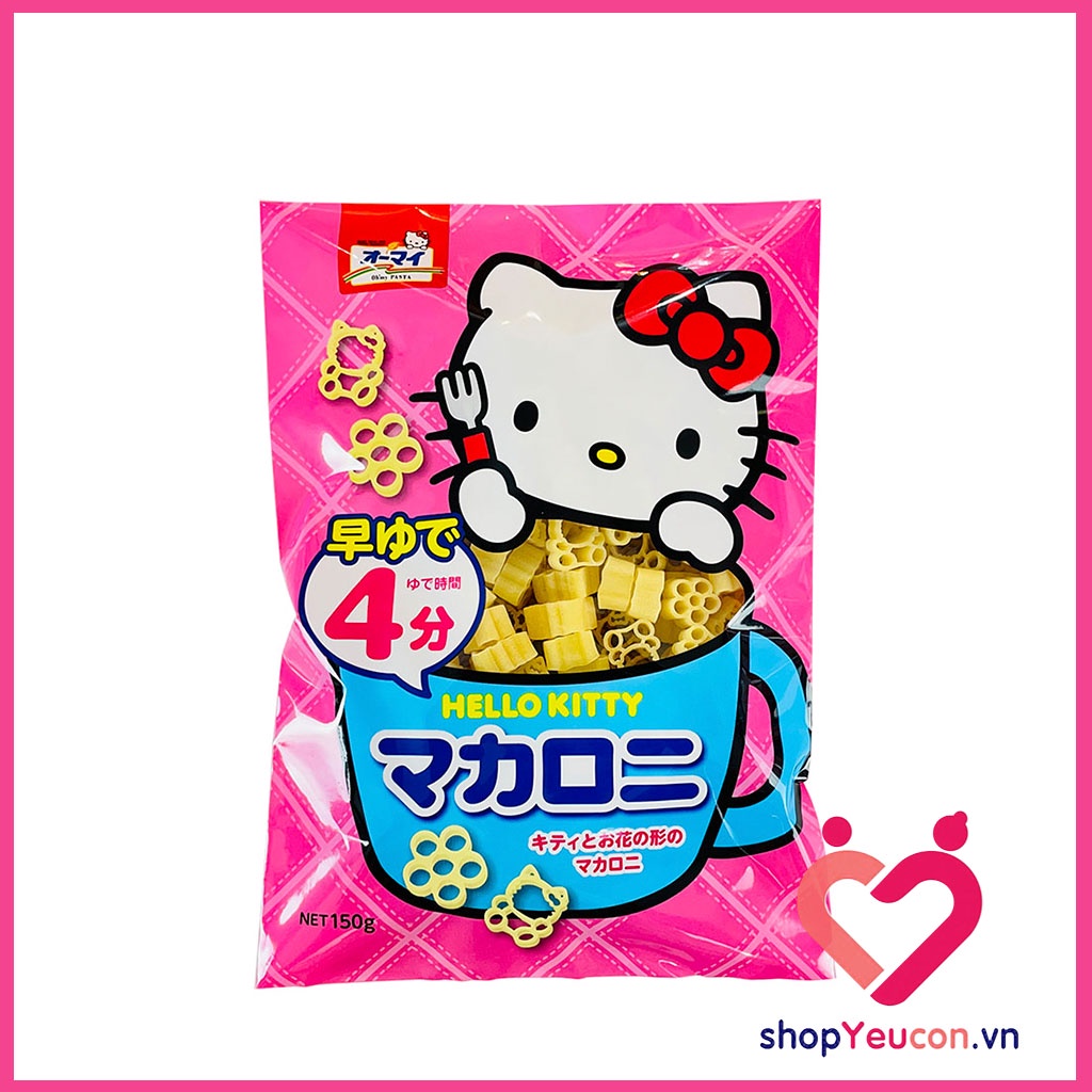 Mì Nui Hello Kitty/Hình Hoa Nội Địa Nhật 150g [HSD 2024]