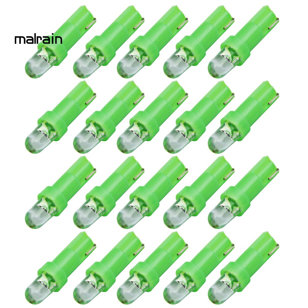 Bộ 20 Đèn Led T5 12v 1 Bóng Cho Xe Hơi