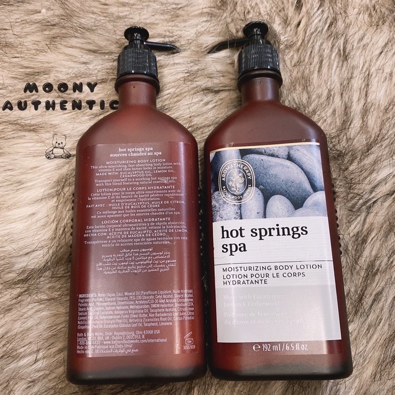 Lotion Sữa dưỡng thể Aromatherapy Bath & Body works Bbw Sleep/Relaxing/sea salt/earth/Water/Air/Aloe,...192ml