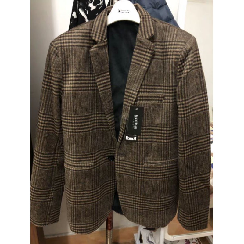 Hàng sẵn _ Áo vest dạ nam thời trang