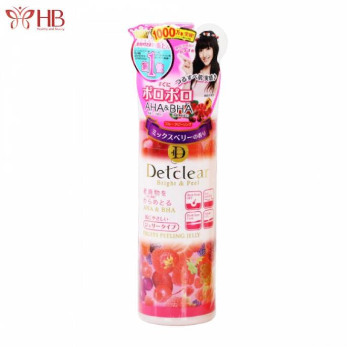 Gel tẩy tế bào chết Detclear Bright and Peel 180ml Nhật Bản