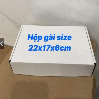 Freeship - combo 4 Hộp carton nắp gài  - 22x17x6cm