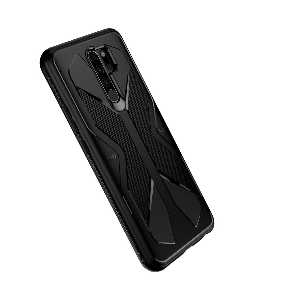 Ốp lưng Xiaomi Redmi Note 11 Plus 5G / Redmi 9 chống sốc vân Carbon Gaming cao cấp