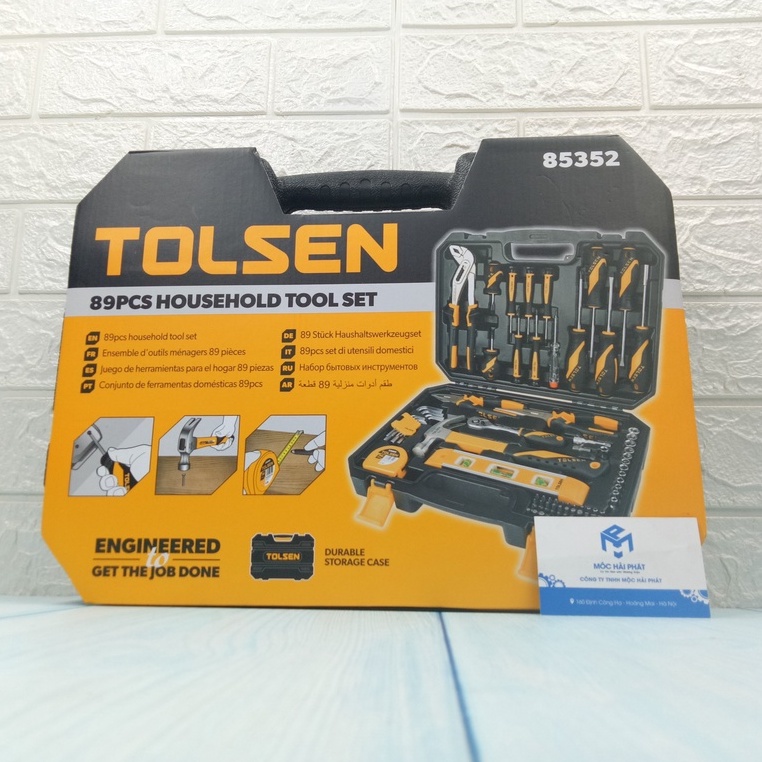Bộ dụng cụ 89 chi tiết TOLSEN 85352 chính hãng