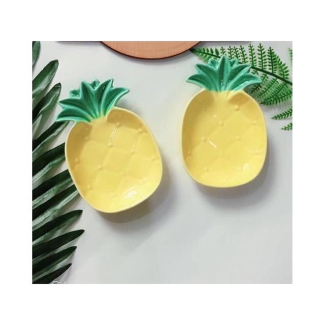đĩa Sứ ăn dặm hình dứa