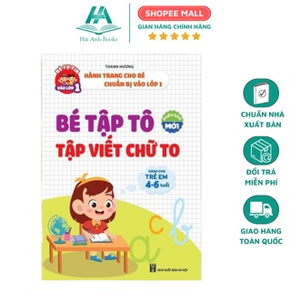 Bé tập tô, tập viết chữ to dành cho trẻ 4 6 tuổi
