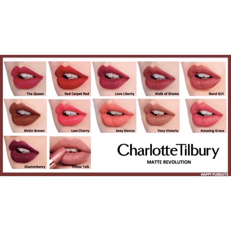 Đặt Mua Ngay [SG - giá vợt sale] Son Charlotte Tilbury matte full size và size mini chính hãng UK Chất Lượng