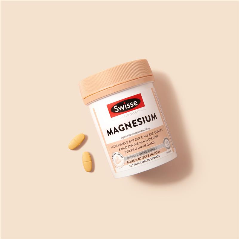 Viên Uống Bổ Sung Magie Hỗ Trợ Cơ Bắp Và Xương - Swisse Ultiboost Magnesium