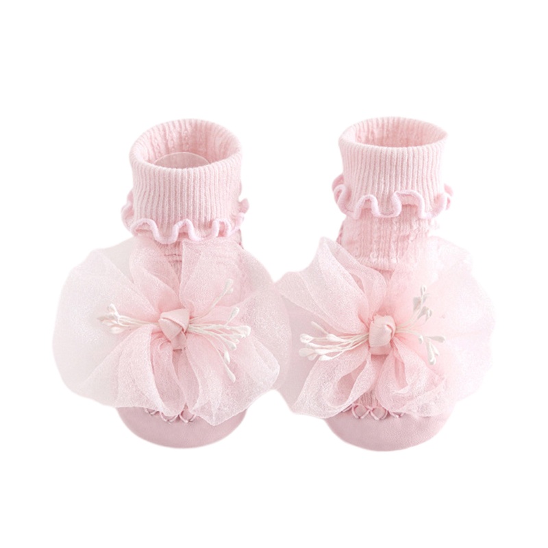 1 Đôi Tất Cotton Mềm Chống Trượt Cho Bé Tập Đi