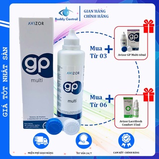 Mua 3 tặng GP 60ml, 6 tặng nhỏ mắt Avizor Nước ngâm rửa lens kính áp tròng