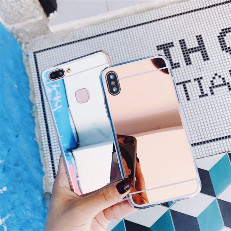 Ốp điện thoại silicone tráng gương cho Huawei Nova 3i/Y9 2018/Y9 2019/ Mate 20/Mate 20 Lite/Mate 20 Pro/Honor 8C