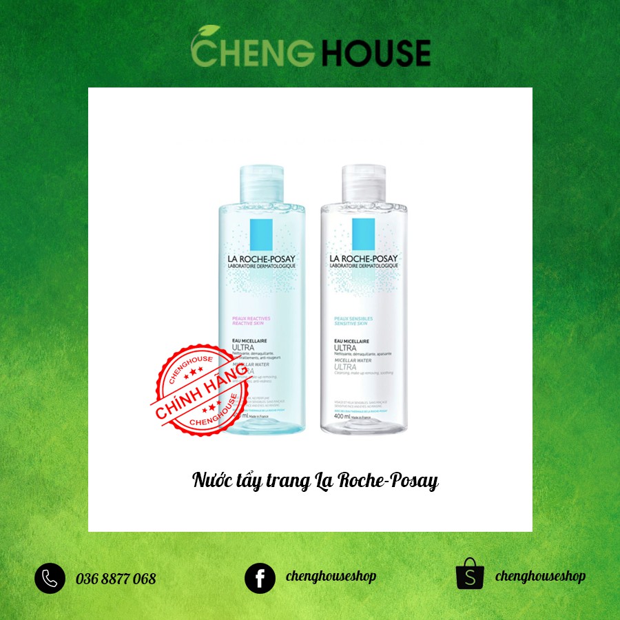 Nước tẩy trang laroche posay