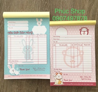 Hoá Đơn Bán Lẻ Cute