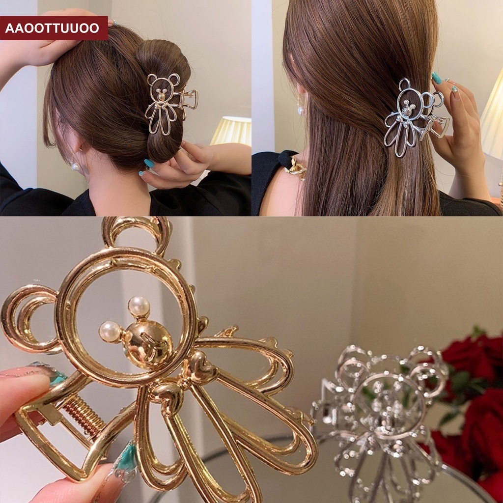 [Hàng mới về] Kẹp Tóc Dạng Hàm Cá Mập Kích Thước Lớn Thời Trang Mùa Hè Cho Nữ