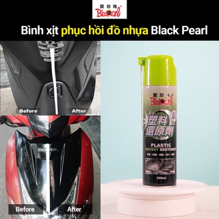 [Mua 1 tặng 1] BÌNH XỊT PHỤC HỒI NHỰA XE MÁY/XE HƠI/ LAPTOP/CHUỘT BLACKPEARL 550ML