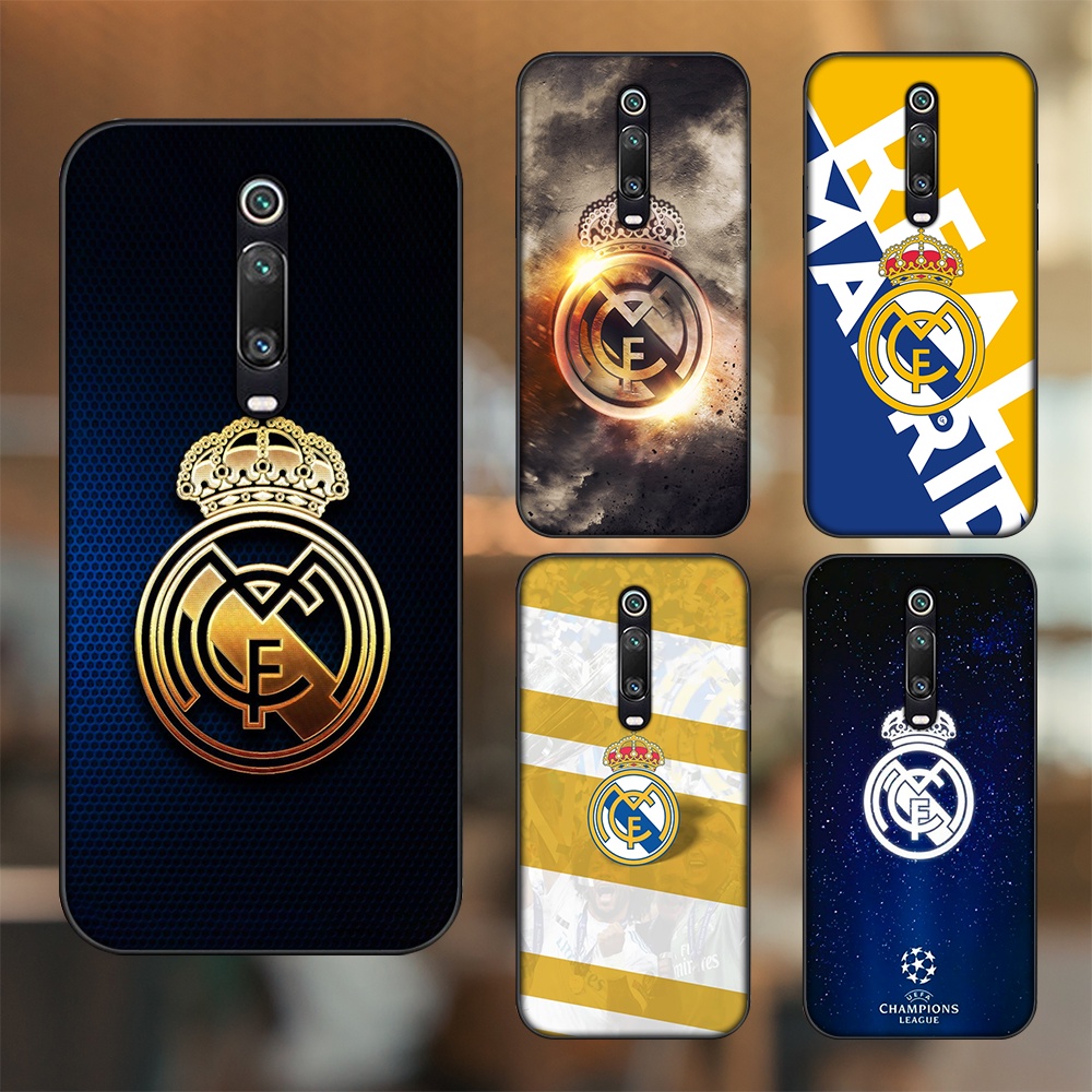 Ốp lưng Xiaomi K20, K20 Pro, Mi 9T viền đen in hình Real Madrid