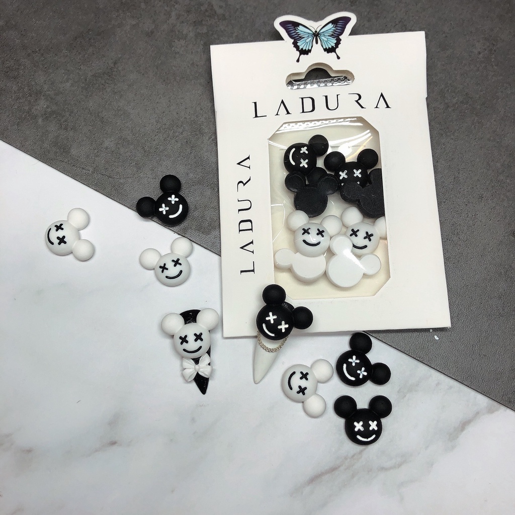 Charm nail mickey LADURA trang trí móng