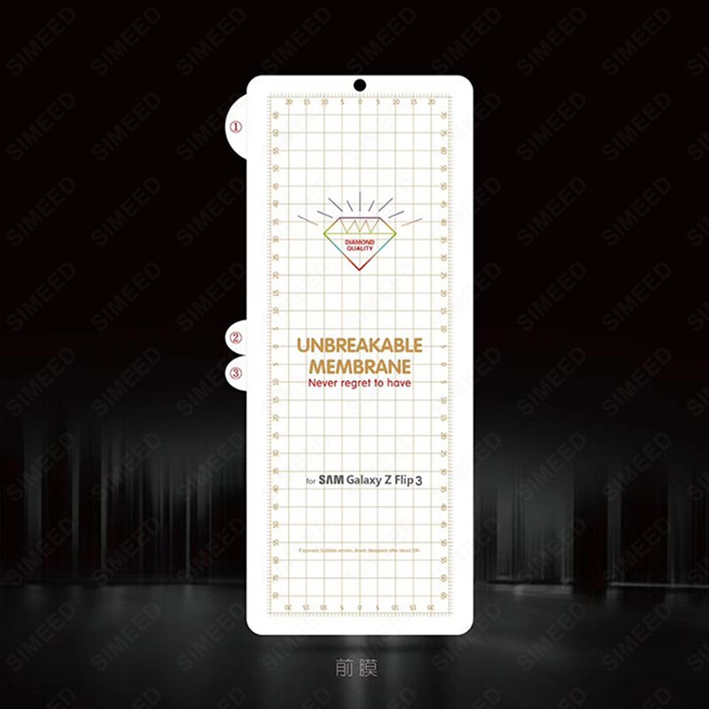 Ốp Điện Thoại Mềm Trong Suốt Bảo Vệ Mặt Trước Sau 3 Trong 1 Cho Samsung Galaxy Z Flip 3 5g Z Flip3