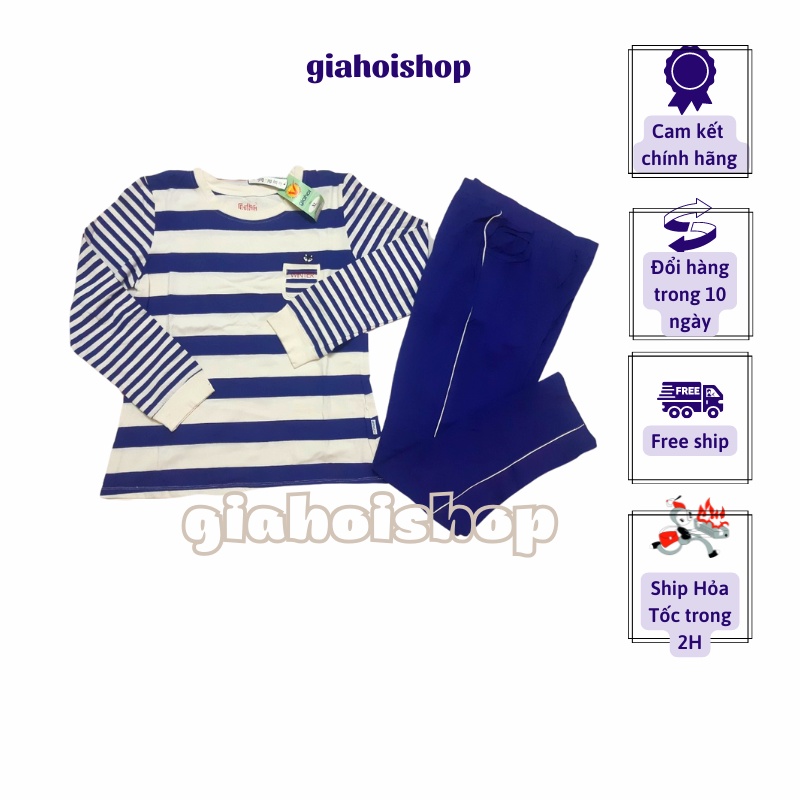 Bộ mặc nhà thu đông Gia Hồi mẫu đón đông size Xl