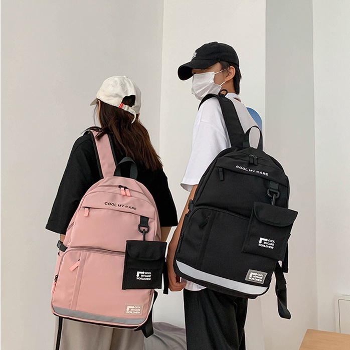 Balo nam nữ thời trang đi học ZIMO cặp đi học nam nữ giá rẻ nhiều ngăn đựng laptop chống nước