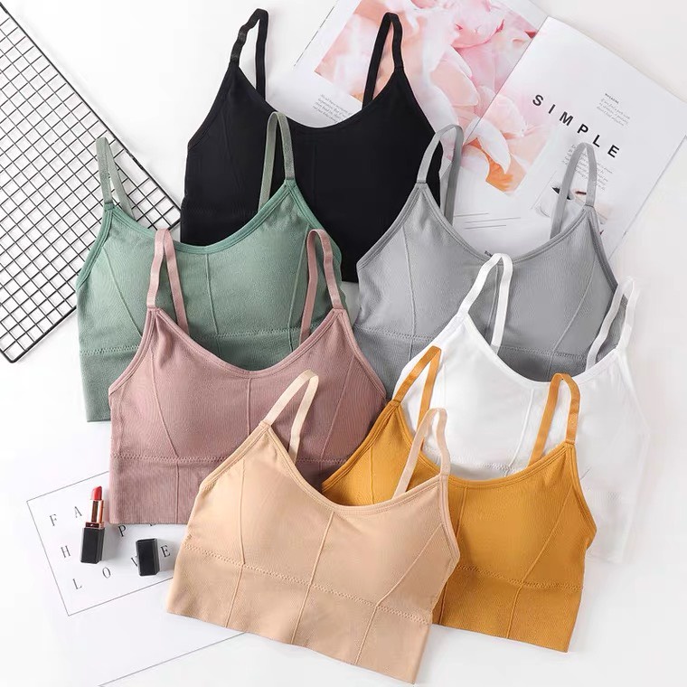 Áo bra nữ không gọng co giãn tập gym, yoga, thể thao BR15