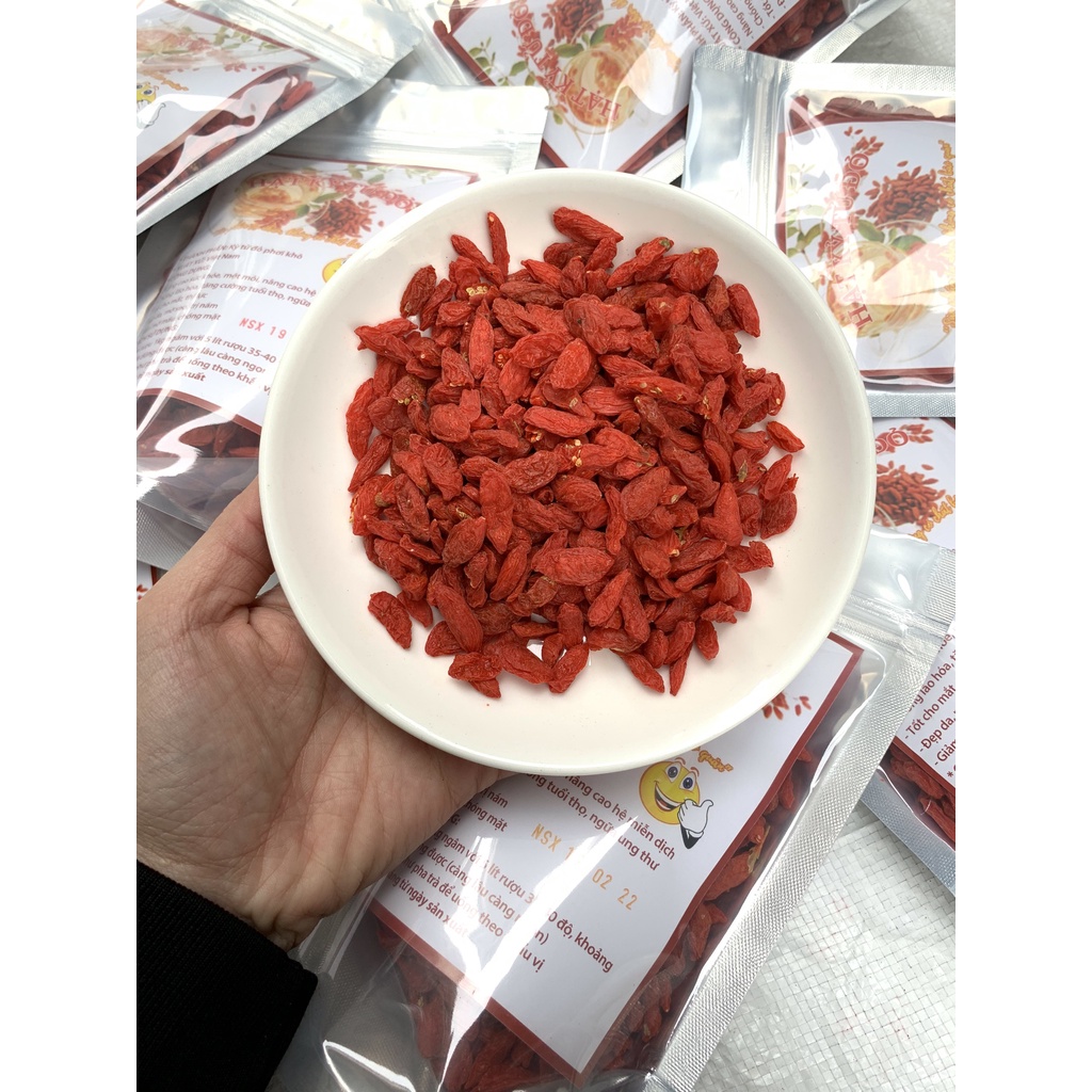 Hạt kỳ tử đỏ (500g), kì tử đỏ, kỷ từ đỏ, kỹ tử hạt to đều hàng loại 1, khô, ngon ngọt chất lượng