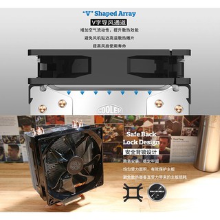 Tản nhiệt CPU Cooler Master T400i - Led Blue