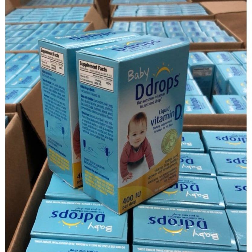 Baby ddrops vitamin d3 cho trẻ sơ sinh 90 giọt usa - ảnh sản phẩm 2