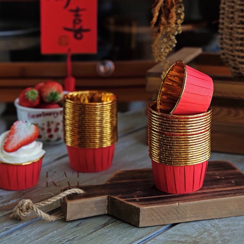 Cup Giấy Nướng Bánh Cupcake Phong Cách Giáng Sinh Và Tết - KAT Official Store