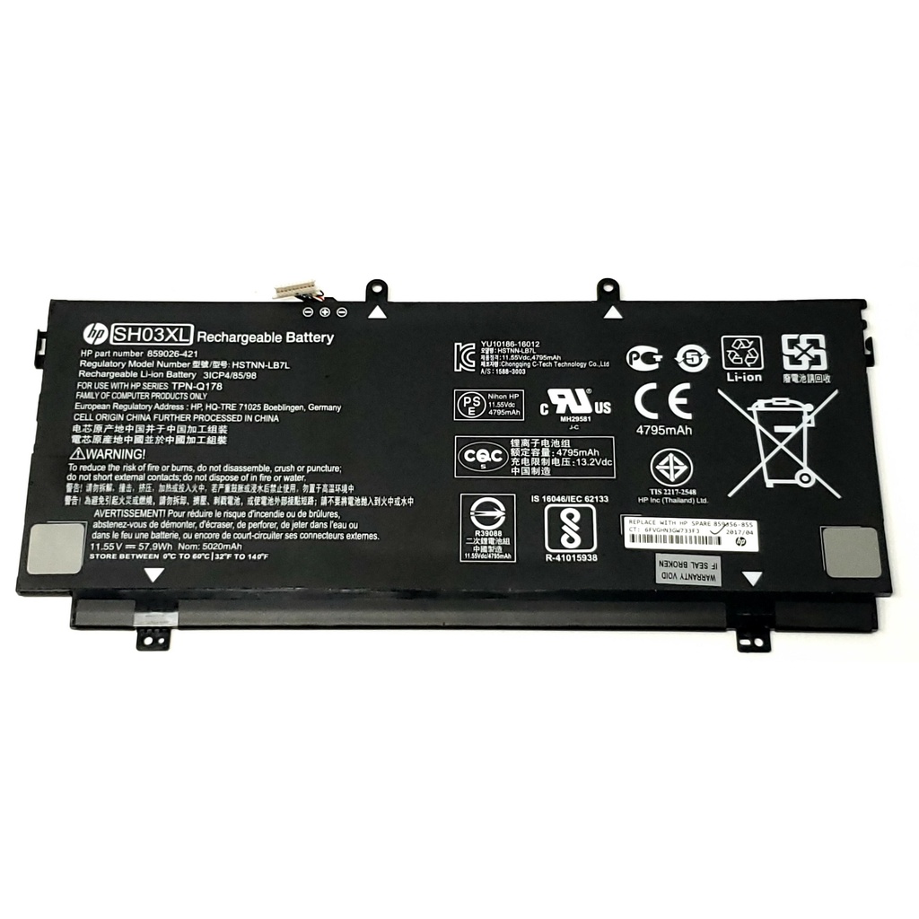 (BATTERY) PIN LAPTOP HP 13-AC000 SH03XL (ZIN) (6 CELL) dùng cho Spectre X360 13-AC000, 13-AB000, 13-W000, SH03XL CN03XL