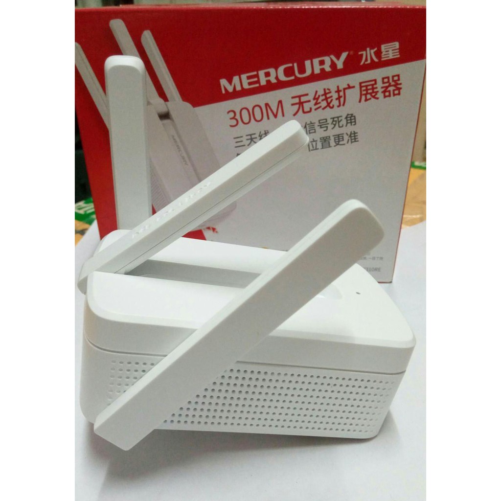 Kích sóng wifi 3 râu chính hãng Repeater Mercury MW310RE 300Mbps - Mercury MW310RE