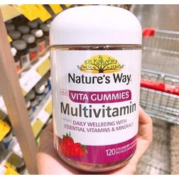 Kẹo dẻo Nature's Way Vita Gummies Adult MultiVitamin 120 viên vitamin tổng hợp cho người lớn Úc