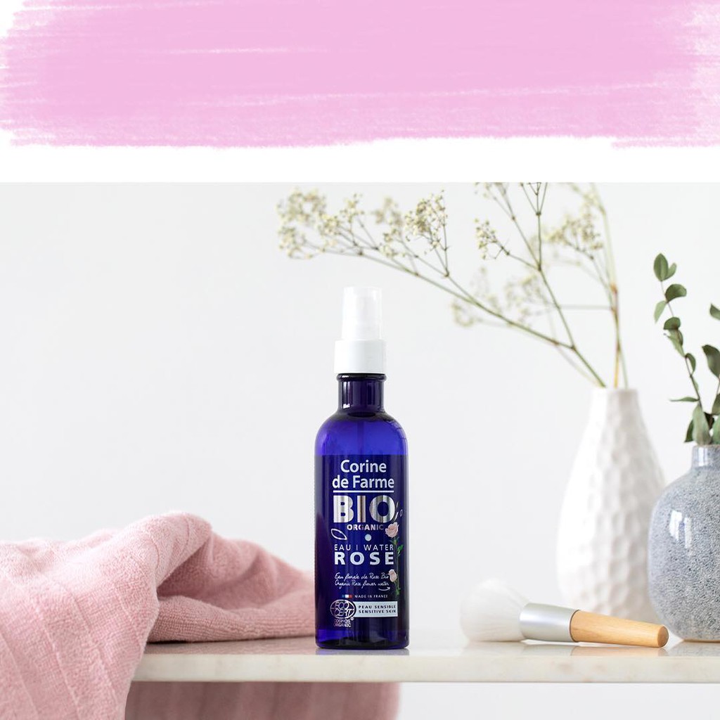 Nước Hoa Hồng Hữu Cơ Corine de Farme Organic Rose Water 200ml