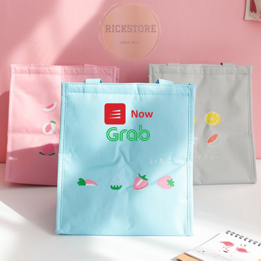 Túi Giữ Nhiệt Đựng Hộp Cơm Nhật Bản Cao Cấp Rộng Rãi Không Thấm Nước Tiện Lợi