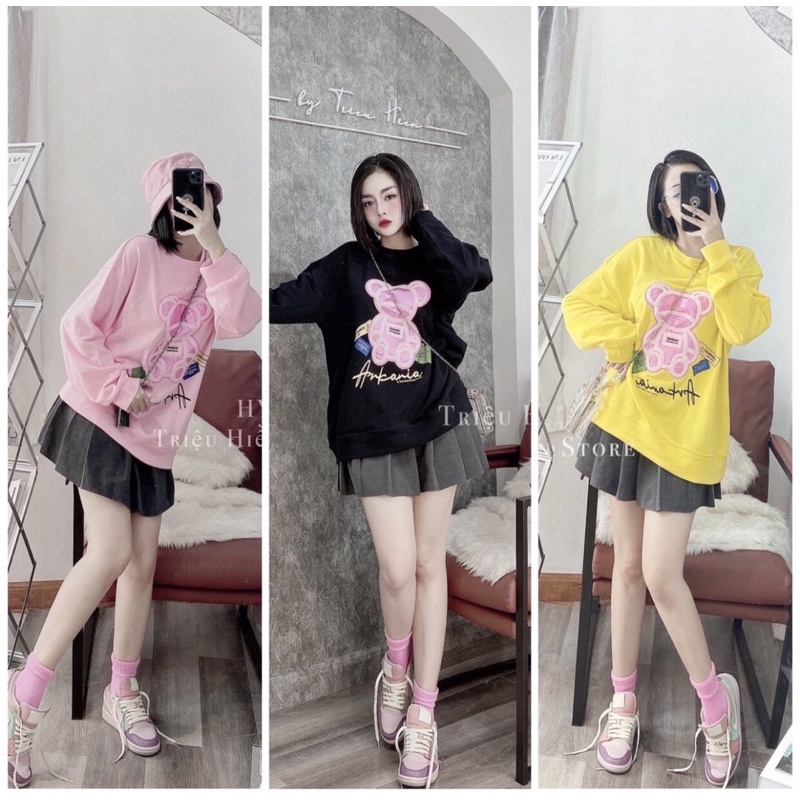 Áo Nỉ Cổ Tròn, Áo Nỉ Gấu Moschino. | BigBuy360 - bigbuy360.vn