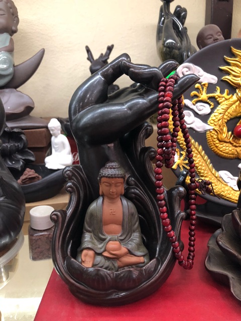 (Full sen và tràng hạt) Thác khói Phật Thủ Như Lai (tặng kèm 5 nụ) | BigBuy360 - bigbuy360.vn