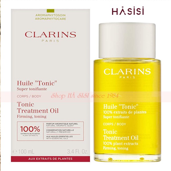 Tinh Dầu Massage Săn Chắc CLARINS HUILE &quot;TONIC&quot; BODY TONIC TREATMENT OIL 100ml