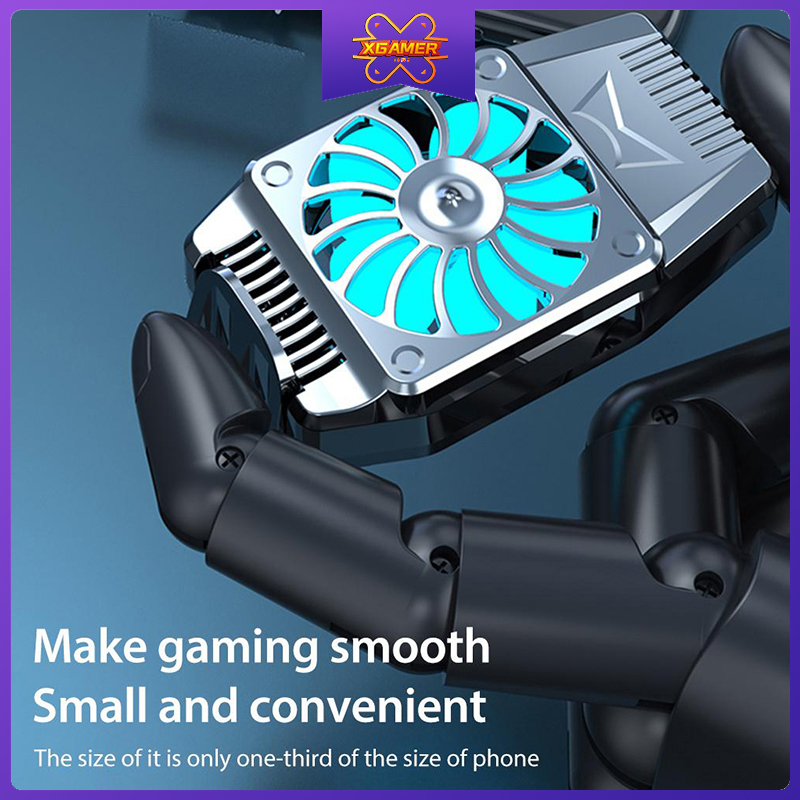 XGamer Phone Gaming Cooler H15 Portable Radiator Cooling Fan for 4inches to 6.7inches Phones