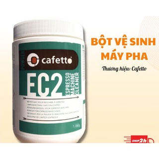 Bột vệ sinh Cafetto EC2 dạng bột dùng rửa vòi chiết suất máy pha cà phê espresso khối lượng 1.1kg
