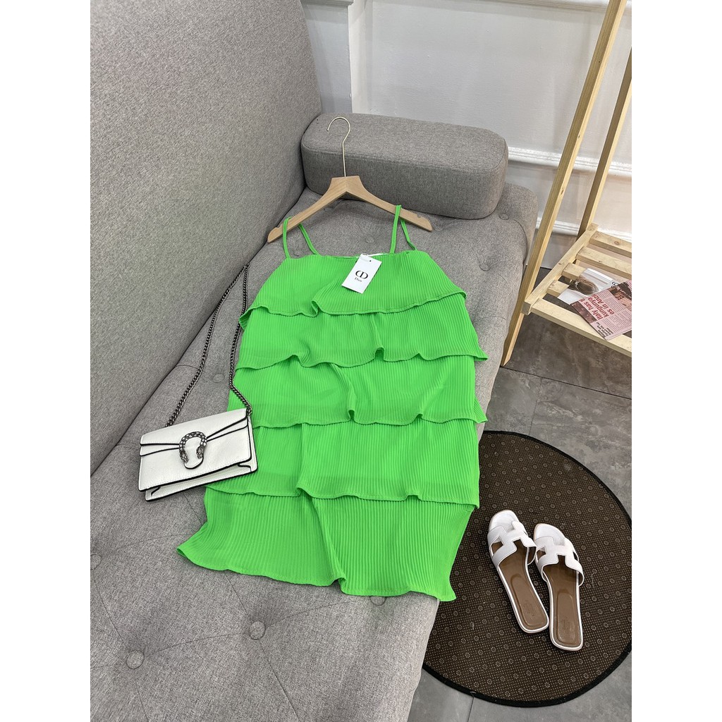Đầm Maxi Dập Li 5 Tầng 2 Dây Cực Hót | BigBuy360 - bigbuy360.vn