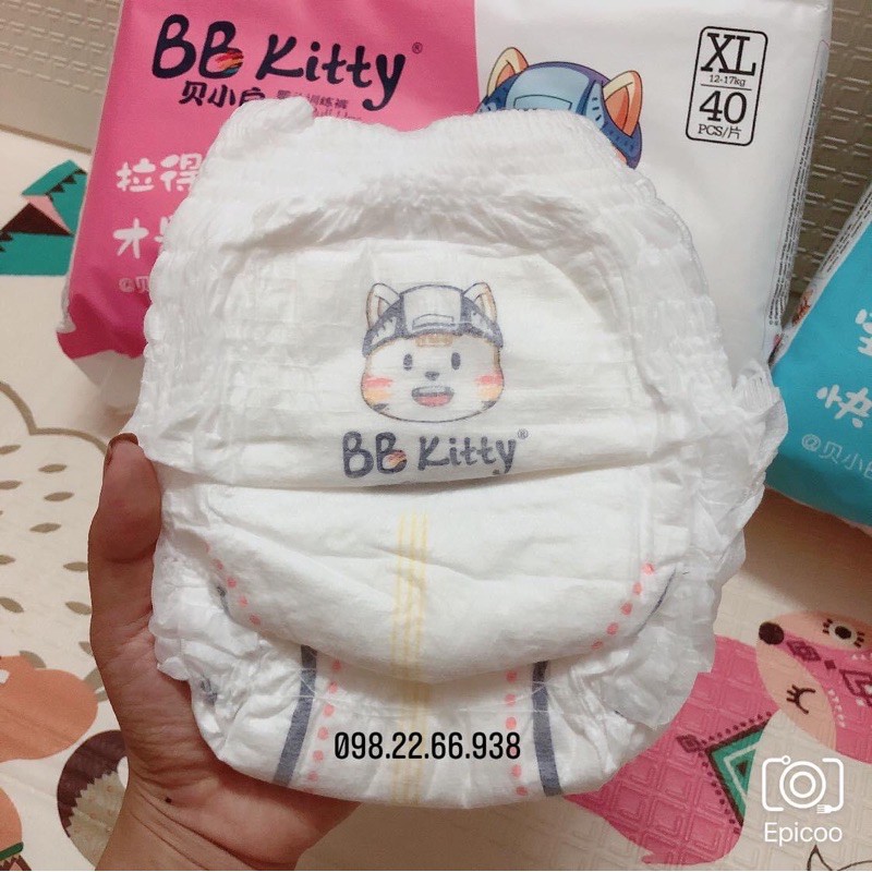 [TÁCH BỊCH] Miếng dùng thử bỉm BB Kitty Dán/Quần S1/M1/L1/XL1