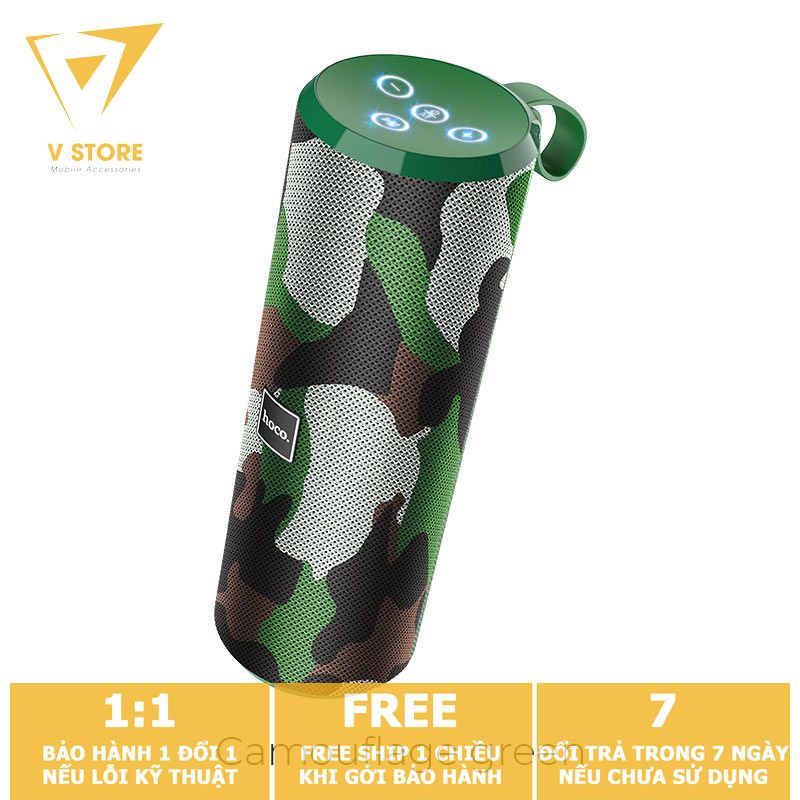 LOA BLUETOOTH NGHE NHẠC HOCO BS33 5W V5 CHỐNG TIA NƯỚC IPX5 PIN TRÂU HỖ TRỢ AUX, USB, THẺ NHỚ, FM