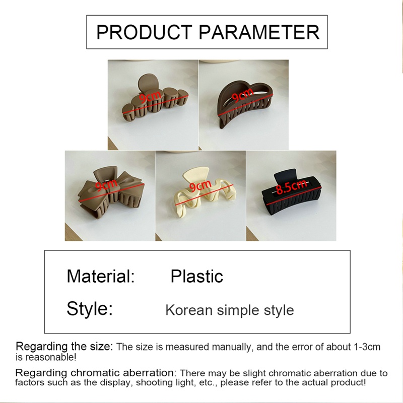 Kẹp Tóc Màu Cà Phê Thời Trang Hàn Quốc Cho Nữ dreamdiary