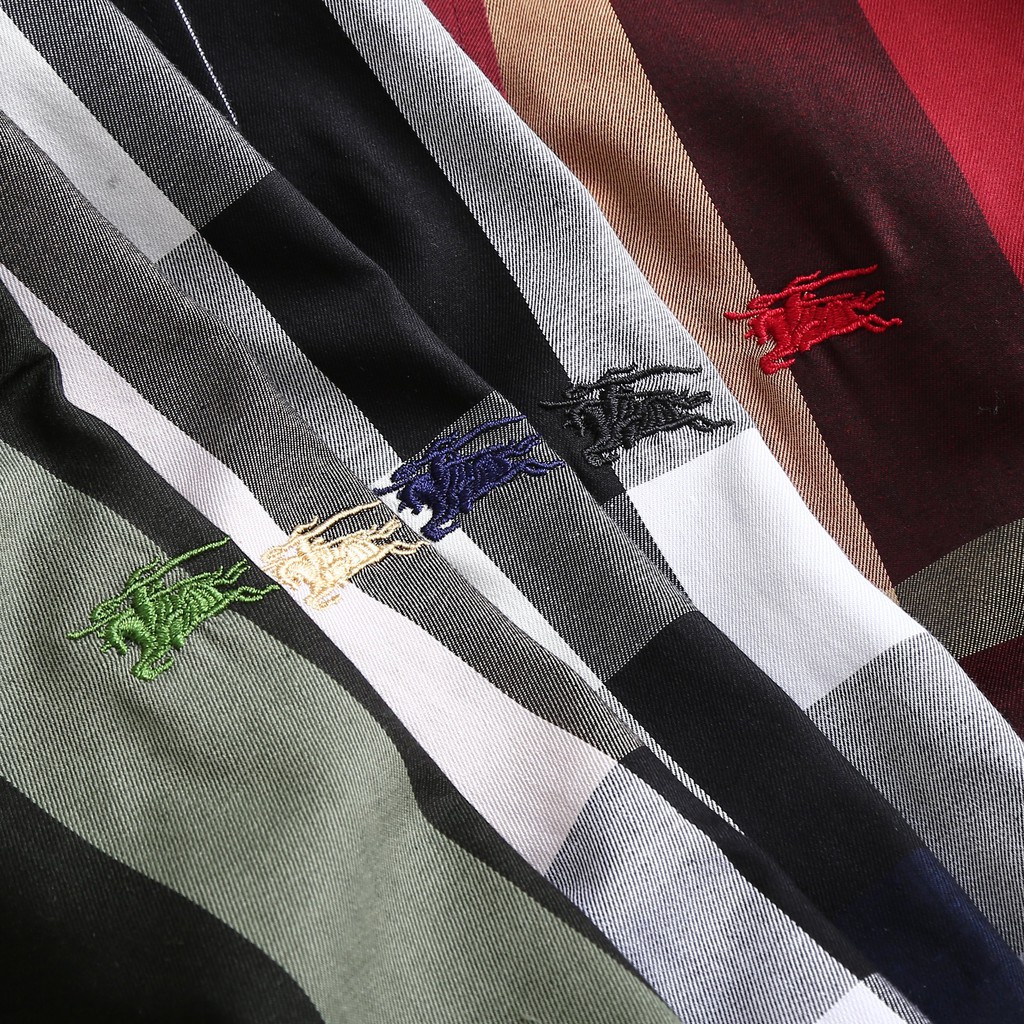 Áo sơ mi nam tay dài caro BBR BIGSIZE &lt; 130kg